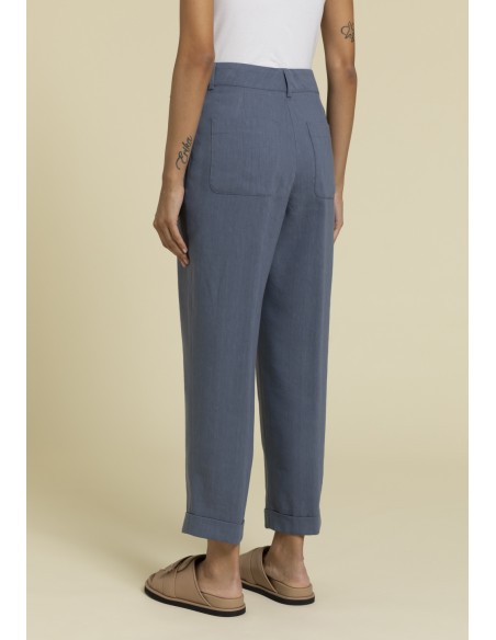 PESERICO_WIDE_LEG_TROUSERS_WITH_PLEATS_AND_BUCKLES_AT_WAIST_MARIONA_FASHION_CLOTHING_WOMAN_SHOP_ONLINE_M04831