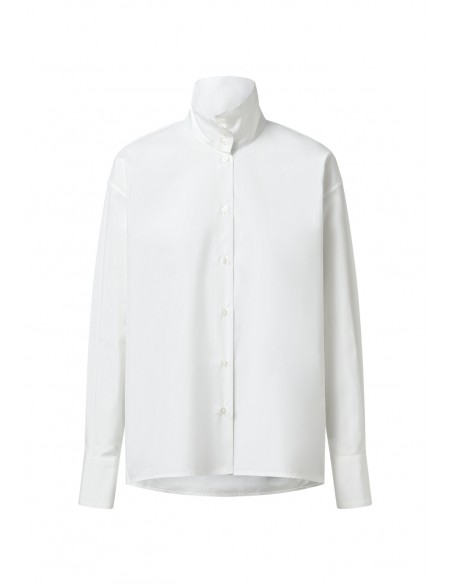 FABIANA_FILIPPI_POPLIN_SHIRT_HIGH_COLLAR_MARIONA_FASHION_CLOTHING_WOMAN_SHOP_ONLINE_CAD265F348