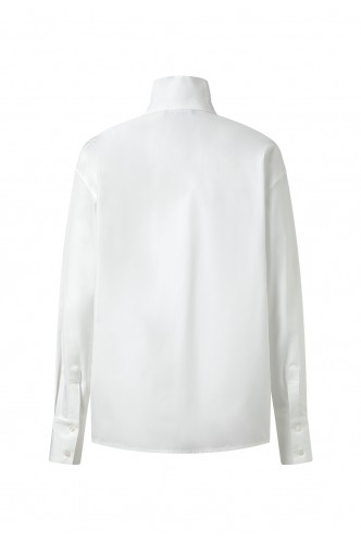 FABIANA_FILIPPI_POPLIN_SHIRT_HIGH_COLLAR_MARIONA_FASHION_CLOTHING_WOMAN_SHOP_ONLINE_CAD265F348 2