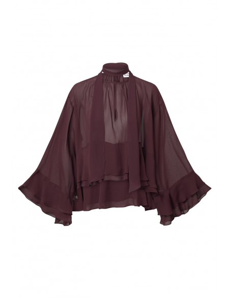MARELLA_MAXI_GASE_BLOUSE_WITH_FRILL_AT_WAIST_MARIONA_FASHION_CLOTHING_WOMAN_SHOP_ONLINE_2523116041200