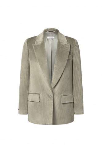 PESERICO_STRAIGHT_FIT_BLAZER_IN_FLUID_CORDUROY_MARIONA_FASHION_CLOTHING_WOMAN_SHOP_ONLINE_A01616