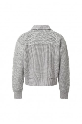 PESERICO_BOUCLE_AND_RIBBING_KNIT_JACKET_MARIONA_FASHION_CLOTHING_WOMAN_SHOP_ONLINE_A99339F05 2