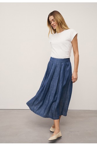 0039_ITALY_DENIM_SKIRT_WITH_PLEATS_MARIONA_FASHION_CLOTHING_WOMAN_SHOP_ONLINE_KYLIE
