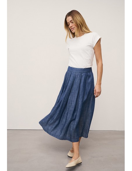 0039_ITALY_DENIM_SKIRT_WITH_PLEATS_MARIONA_FASHION_CLOTHING_WOMAN_SHOP_ONLINE_KYLIE